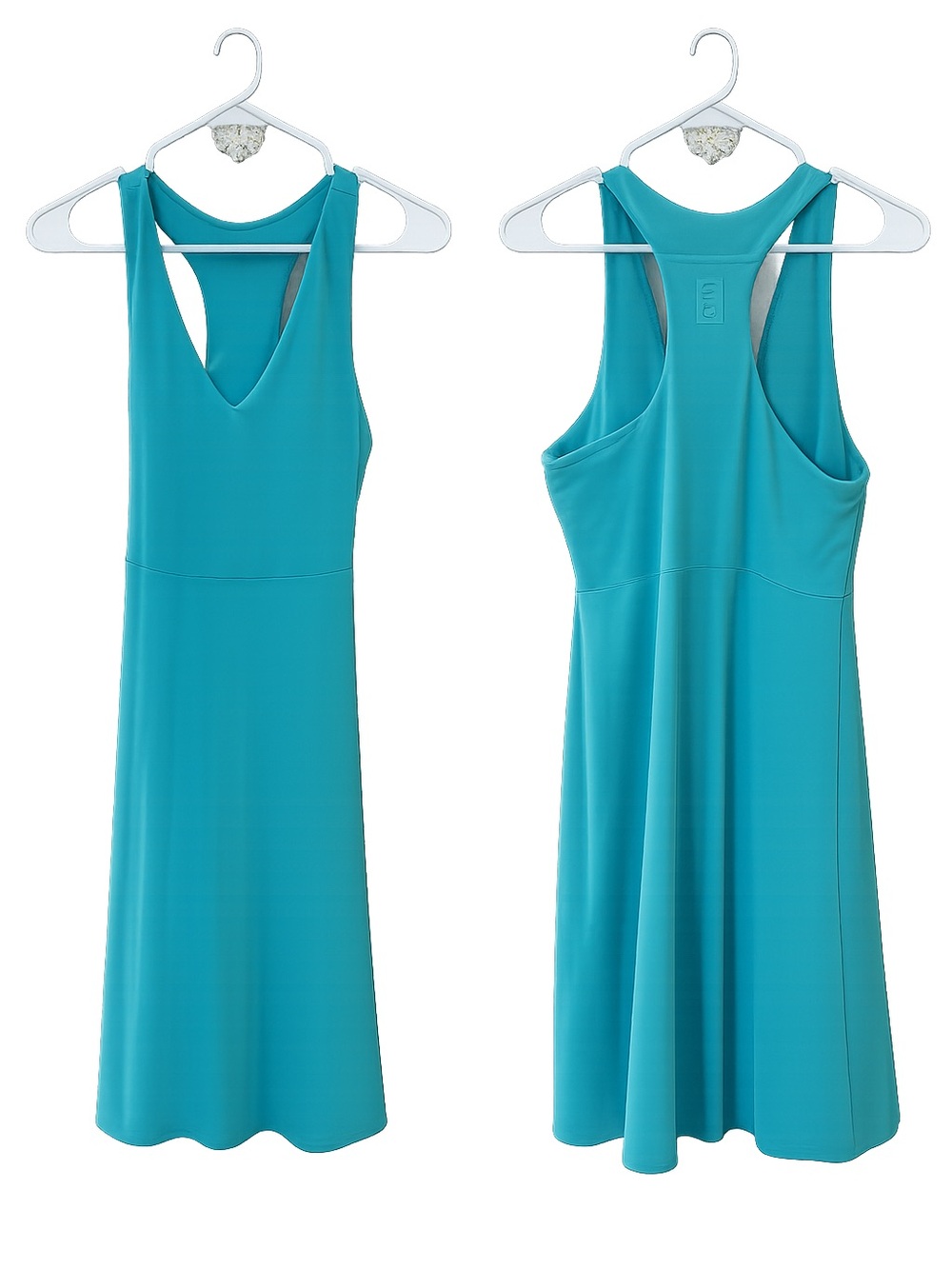 Fabletics Teal Sleeveless Mini Dress